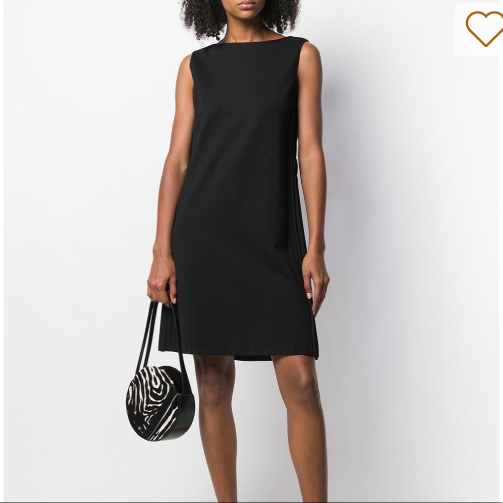 Sleeveless Black Mini Dress - Classic Shift Style